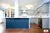 Blue & Grey Kitchen - Altima Homes Inc.