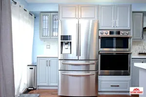 Blue & Grey Kitchen - Altima Homes Inc.