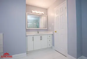 Large Master Bathroom with Vintage Style Tub - Altima Homes Inc.