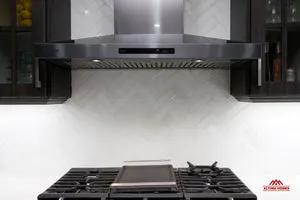 Classic Kitchen With Brown Cabinets - Altima Homes Inc.