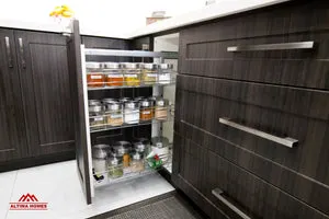 Classic Kitchen With Brown Cabinets - Altima Homes Inc.